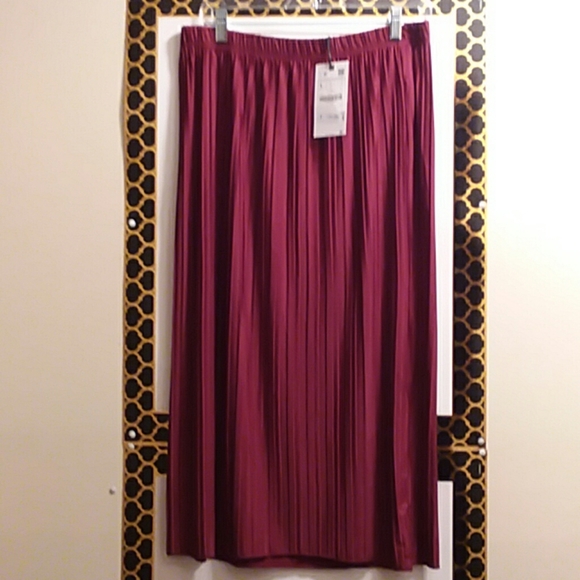Zara Dresses & Skirts - ZARA SKIRT,  PLEATED, SIZE LARGE